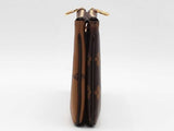 Louis Vuitton Giant Monogram Double Zip Pochette Brown Aa0726izxsa