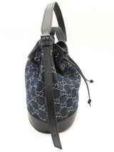 Gucci 875237 Venice Blue Gg Denim Bucket Bag Do0726crxde