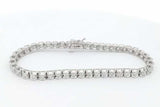 2.52cttw Diamond Tennis Bracelet In 14k White Gold 13 Grams 7 Inch Eb0926lxxzsa