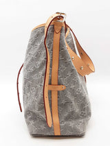 Louis Vuitton Monogram Washed Grey Denim Carryall Shoulder Bag Eb0926ooxzde
