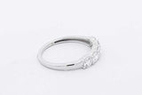 0.85cttw Lab Grown Diamond Ring In 14k White Gold 1.7 Grams Size 7 Eb0826prxsa