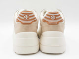 Tory Burch Stage Sneakers In Leather & Suede Us Size 7.5 Fw0326lxzdu