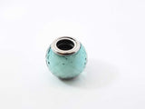 Pandora "Petite Facets" Synthetic Green Quartz Charm In Silver 2.1g Fw0926rdu