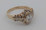 1.35cttw Diamond Ring In 14k Yellow Gold 5.1 Grams Size 8 Eb0926wrxsa