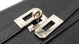 Hermès Kelly Long Wallet In Black Epsom Leather Fw0726lozxdu