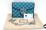 Gucci Gg Canvas Marmont Chain Wallet Eb1026wrxsa