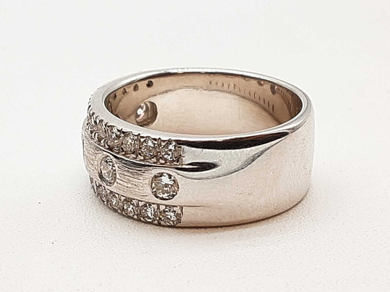 1.00 Cttw Lab Grown Diamonds 0.925 Silver 7.0g Ring Size 6.75 Do0525lopde