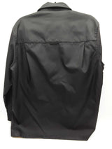 Prada Re-nylon Black Long Sleeve Snap Button Up Shirt Size Sm Do0425wxzde