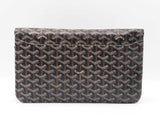 Goyard Sainte Marie Mm Clutch In Goyardine Coated Canvas & Leather Fw1026rzxdu