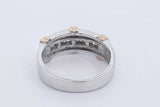 0.21cttw Diamond Ring In 14k White Gold 7.4 Grams Size 7.25 Eb0326pcxdu