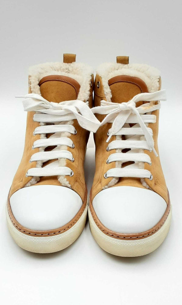 Hermes Jimmy High Top Suede Sneakers Size 40 Eb0424oxzdu