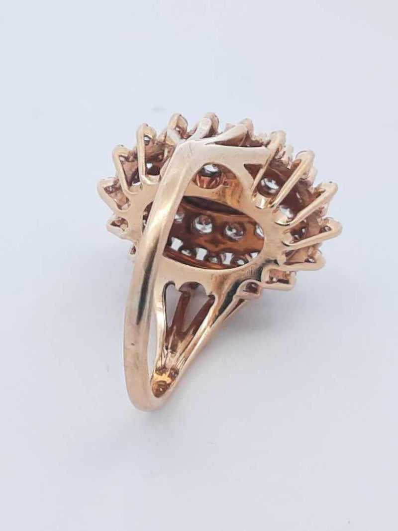 1.66 Cttw Diamond & 14k Yellow Gold Ring 8.6 Grams Size 8.25 Fw1224lxzxdu