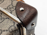 Gucci Bamboo Globe Trotter Vanity Case In Gg Supreme Coated Canvas Fw0826lxzdu