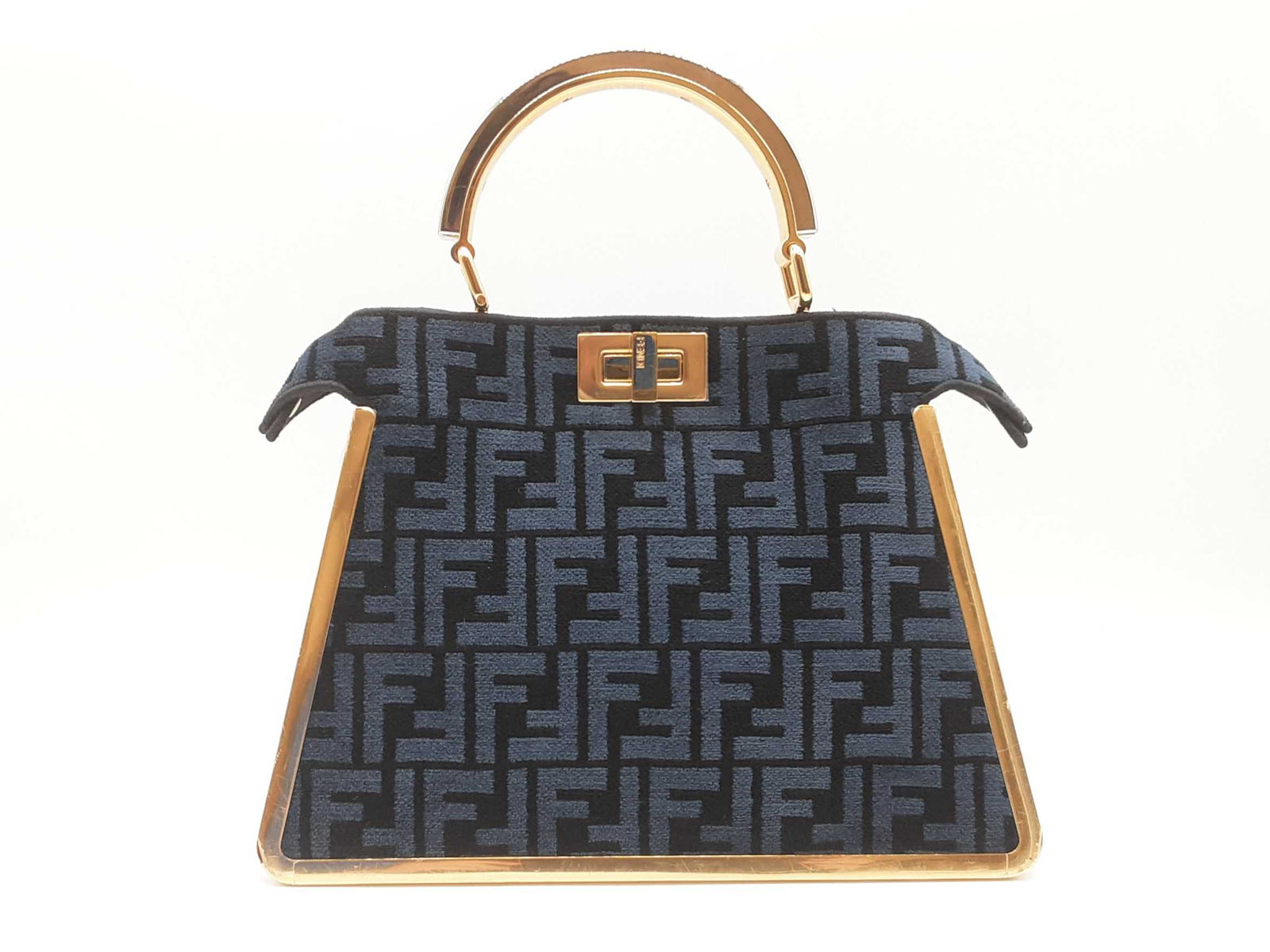 Fendi Peekaboo Iseeu Small Blue Tote Bag Sd0925ozrzde – Max Pawn