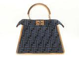 Fendi Peekaboo Iseeu Small Blue Tote Bag Sd0925ozrzde