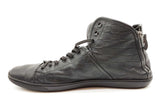 Louis Vuitton Damier Infini Black Leather High Top Sneakers Size 11 Eb0426lxzde