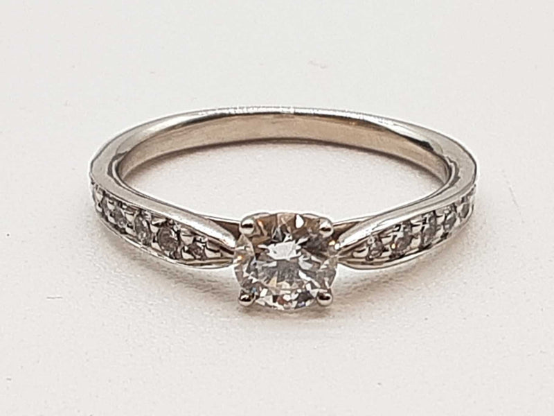 Tiffany & Co. Diamonds 0.95 Platinum 2.5g Ring Size 4 Do0425ixzde