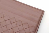 Bottega Venetta Intreciatto Leather Card Case Wallet Eb1026crsa