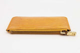 Louis Vuitton Yellow Leather Epi Key Chain Wallet Eb1026cxde