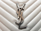 Yves Saint Laurent Ysl Lou Gray Chevron Quilted Crossbody Camera Bag Do0925pxzde