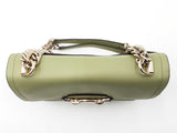 Michael Kors Heather Shoulder Bag In Sage Green Leather Fw0226rrdu