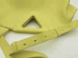 Bottega Veneta Neon Yellow Leather The Point Top Handle Bag Eb0526rxzsa