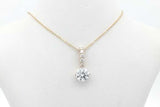 0.94cttw Lab Grown Diamond Pendant Necklace 14k Yellow Gold 18 Inch Eb0926wszsa