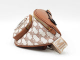 Michael Kors Erin Extra Small Waist Bag In Logo Jacquard Fw0826prdu