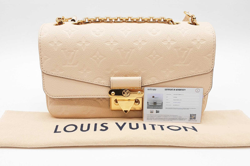 Louis Vuitton Marceau Monogram Cream Empreinte Leather Crossbody Sd0825wzxzde