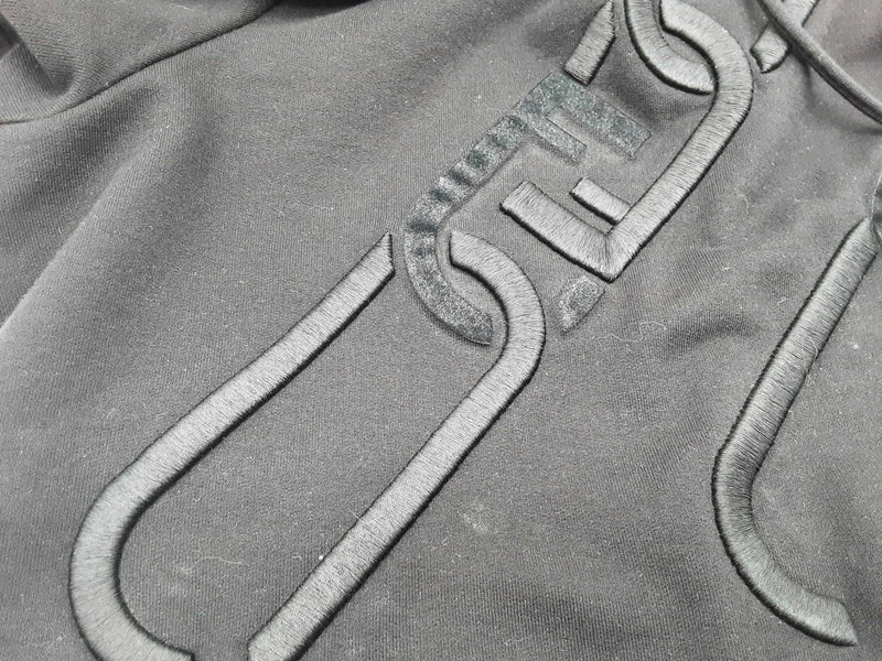 Fendi O Lock Chain Black Hoodie Sweater Size Xxxl Do0325sxzde