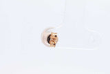 0.50ctw Diamond Single Stud Earring In 14k Yellow Gold 0.5 Grams Eb0726lxzdu