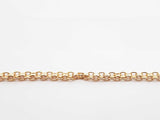 14k Yellow Gold Bismarck Link Bracelet / Anklet 2.8 Grams 9.5 Inch Fw0526lpxdu