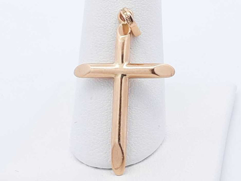 14k Yellow Gold Cross Pendant 1.6 Grams Eb1024exsa