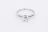 1.14cttw Diamond Ring In 10k White Gold 2.8 Grams Size 9.5 Eb0525lsxzsa