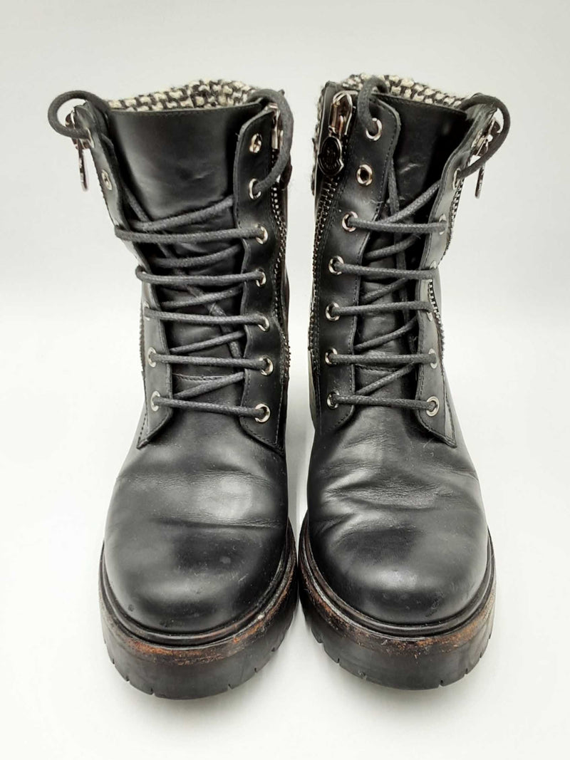 Moncler Lace Up Boots Size 37 Eb0924lxzdu