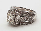 3.51 Cttw Natural Diamonds 14k Wg 12.8g 3 Set Rings Size 11.75 Do0226exzxde