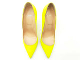 Christian Louboutin So Kate 120 Neon Fluo Yellow Pumps Size 41.5 Sd0926czdu