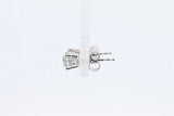 0.66cttw Diamond Stud Earrings In 10k White Gold 0.7 Grams Eb0626wxzdu