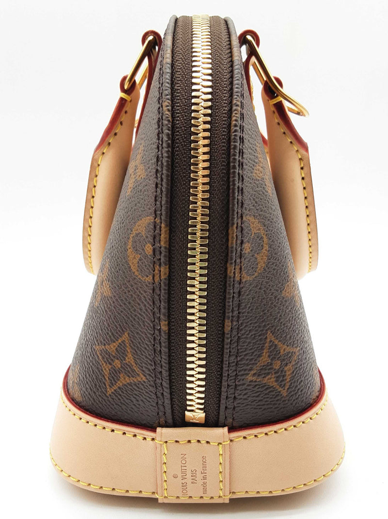 Louis Vuitton Alma Brown Monogram Crossbody Bag Do0525cxzde