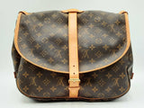 Louis Vuitton Saumur 35 Messenger Bag In Lv Monogram Coated Canvas Fw0125irxdu