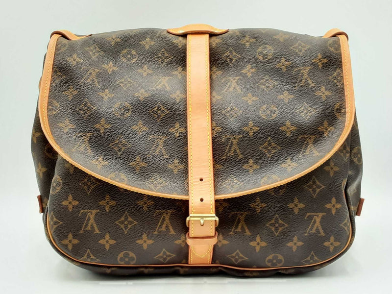 Louis Vuitton Saumur 35 Messenger Bag In Lv Monogram Coated Canvas Fw0125irxdu