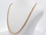 14k Yellow Gold 9.2 Grams Rope Chain 20 In Aa0126przsa