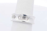 1997 Tiffany & Co. 1837 Sterling Silver Band Ring 7.3 Grams Size 6 Eb1125rxdu