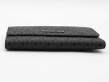 Michael Kors Jet Set Large Trifold Black Wallet Aa0726wzsa