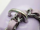 Tory Burch Britten Lavender Purple Leather Chain Shoulder Bag Do0325lxzde