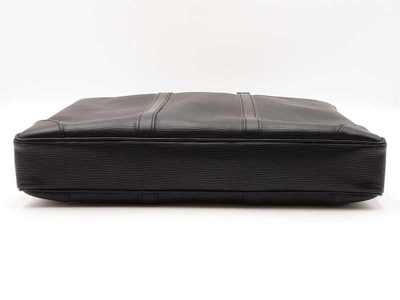 Louis Vuitton Porte Documents Voyage In Black Epi Leather Fw1025woxdu