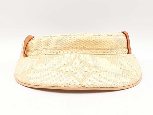 Louis Vuitton Beachview Monogram Raffia-effect Visor Fw0725ozxdu