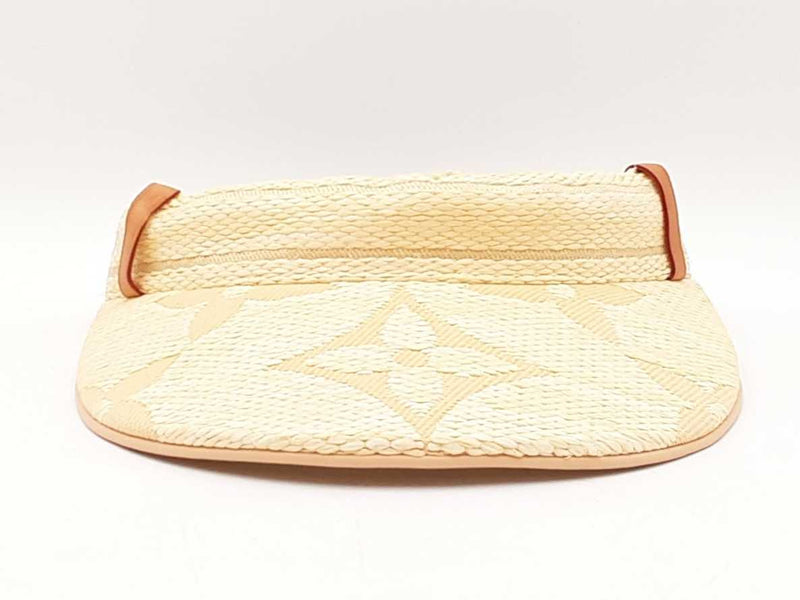 Louis Vuitton Beachview Monogram Raffia-effect Visor Fw0725ozxdu