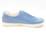 Fendi 8e6852 Vitello Rockoclick Blue Leather Slip Ons Size Eu 39 Do1124lxzde