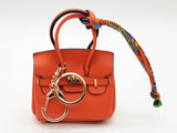 Orange Doggie Bag Holder Mini Bag Charm Do0925cde
